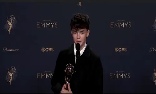 &lsquo;Adolescence&rsquo; star becomes youngest male actor to win Emmy Award