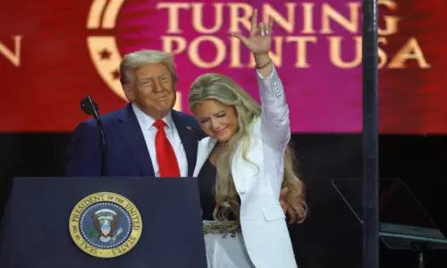 At Charlie Kirk memorial, Trump rallies MAGA against political opponents