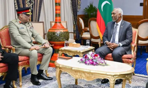 General Sahir visits Maldives; global, regional security environment discussed