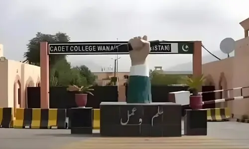 سیکیورٹی فورسز نے کیڈٹ کالج وانا پر دہشت گردوں کا حملہ ناکام بنادیا، 2 خوارج ہلاک