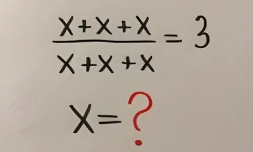 ریاضی کے سوالات میں حرف ’X‘ ہی کیوں استعمال ہوتا ہے؟