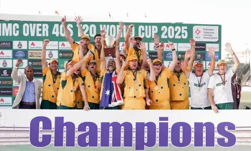 آسٹریلیا نے پاکستان کو شکست دے کر ’اوور 40 ٹی 20 ورلڈ کپ‘ جیت لیا