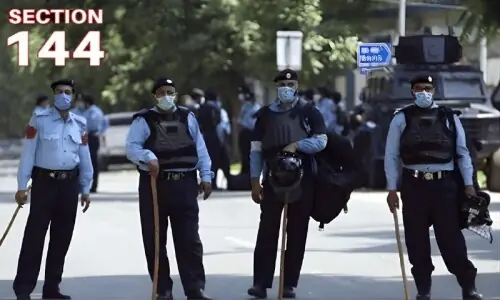 جڑواں شہروں میں دفعہ 144 نافذ، پولیس اور قانون نافذ کرنے والے ادارے ہائی الرٹ