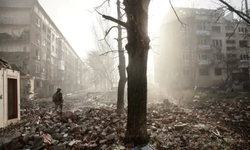 روس یوکرین جنگ بندی میں ایک علاقہ رکاوٹ کیسے بنا ہوا ہے؟