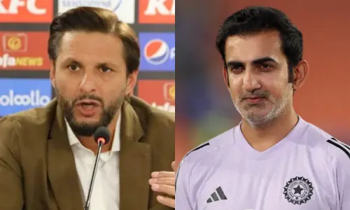 ’وہ سمجھتا ہے جو کہہ دیا درست ہے‘، آفریدی نے گمبھیر کی بُری عادت بتا دی