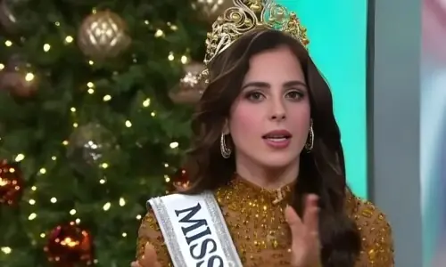 اسکینڈلز پر سخت سوالات، مس یونیورس کا انٹرویو سے واک آؤٹ