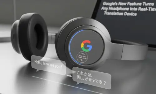 گوگل کا نیا فیچر، عام ہیڈفونز کو فوری ترجمہ کرنے والا آلہ بنا دیا