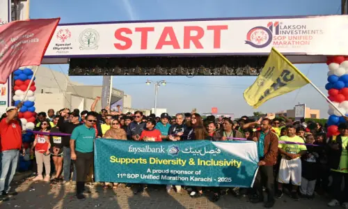 Faysal bank champions inclusion at special Olympics Pakistan Marathon