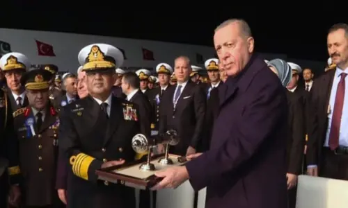 Commissioning of Pakistan Navy Ship PNS Khaibar held in Istanbul