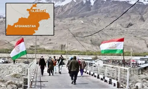 افغانستان سے تاجکستان میں دراندازی کرنے والے تین حملہ آور ہلاک