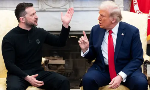 زیلنسکی اور ٹرمپ کی اہم ملاقات: یوکرین جنگ کے خاتمے کے لیے امن منصوبے پر بات چیت