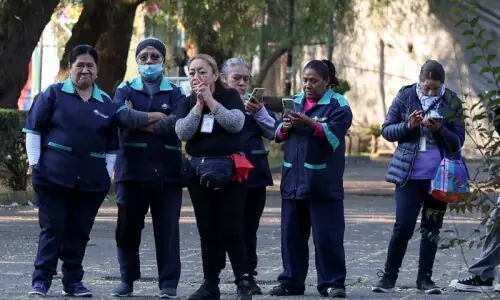 جنوبی میکسیکو میں شدید زلزلہ، صدر کی پریس کانفرنس روک دی گئی