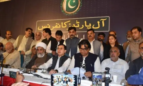 تحریک تحفظ آئین پاکستان کا قومی کانفرنس میں شرکت سے انکار