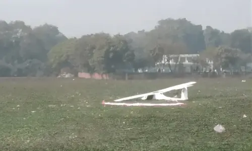 Indian Air Force training plane crashes