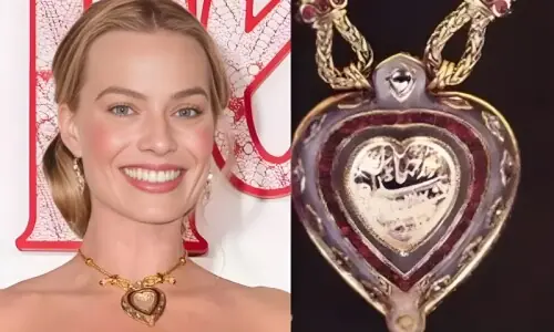 ہالی وُڈ اداکارہ کے گلے میں مغل ملکہ کا ہار، معاملہ کیا ہے؟