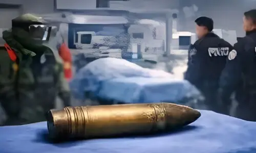 مریض کے مقعد سے عالمی جنگ کا گولہ برآمد ہونے پر اسپتال میں ہنگامہ