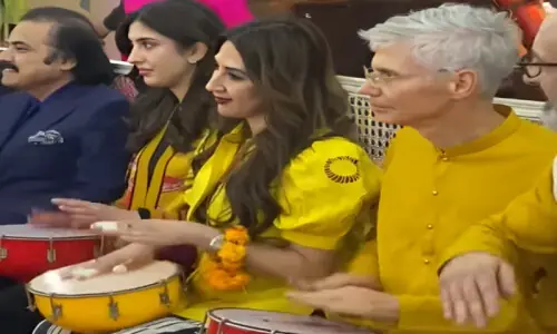 US diplomat Natalie Baker dons yellow at Basant festivities