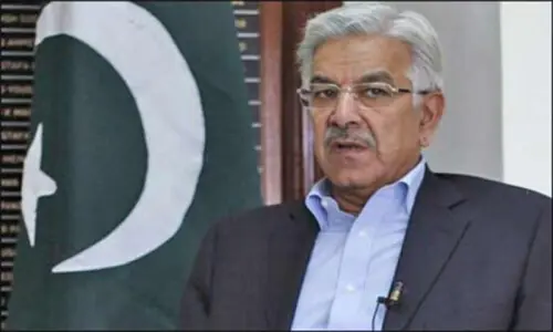 Khawaja Asif arrives in Riyadh for defence exhibition