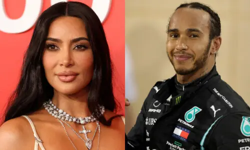 Kim Kardashian and Lewis Hamilton go public at Super Bowl 2026
