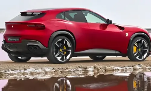 فراری نے اپنی نئی الیکٹرک اسپورٹس کار کی تصاویر جاری کر دیں