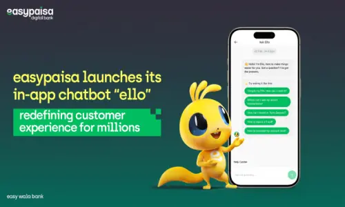 easypaisa rolls out AI chatbot &lsquo;ello&rsquo; to boost in-app customer support