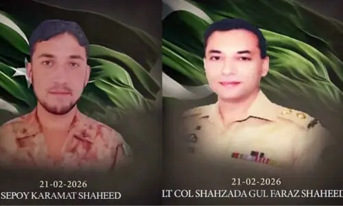 بنوں: فورسز کے قافلے پر حملہ، 5 دہشت گرد ہلاک، لیفٹیننٹ کرنل سمیت 2 جوان شہید