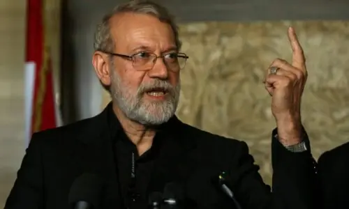 ایران میں زمینی افواج داخل کرنے کی خبروں پر علی لاریجانی کا امریکا کو سخت پیغام