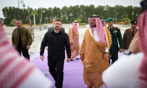 Zelensky may ink air security deal with Saudi Arabia on surprise visit