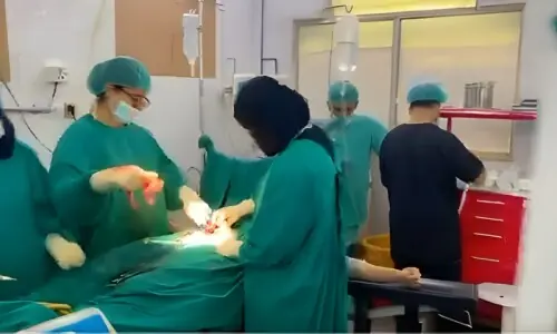 Four lady doctors suspended over &lsquo;C-section competition&rsquo; video