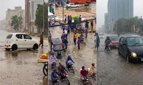 Six killed, several injured as rain wreaks havoc in Karachi