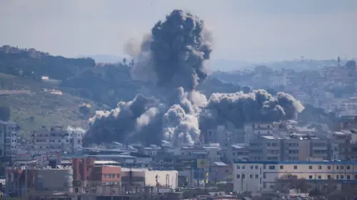 Israel pounds Lebanon with heaviest airstrikes of the war as Hezbollah pauses attacks
