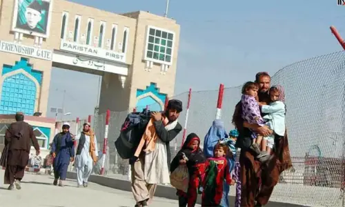 Afghan repatriation from Pakistan continues with 500&ndash;600 daily crossings at Chaman