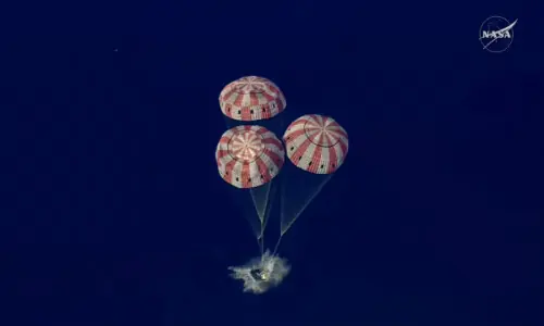 Artemis II astronauts safely back on Earth after trip around moon