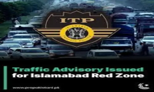 Islamabad announces traffic plan ahead of foreign delegations&rsquo; visit