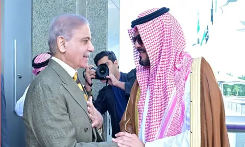 PM arrives in Saudi Arabia on first leg of three-nation tour