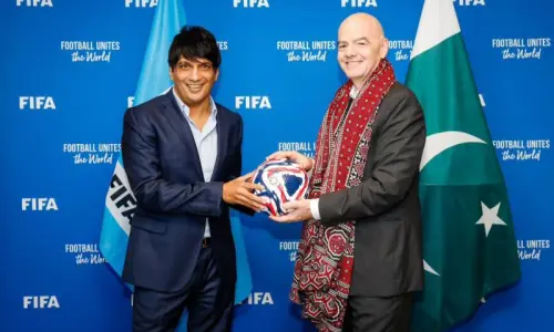 Pakistan begins installation of first FIFA Arena pitch