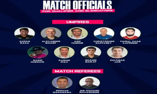 Match officials announced for HBL PSL 11 qualifier and eliminators
