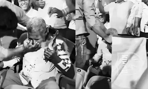 بھارتی کرکٹر کے چھکے نے مداح کو زخمی کردیا