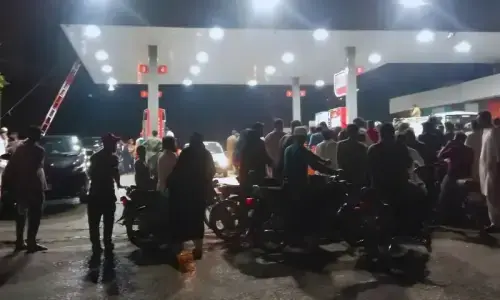 Fuel hike fears trigger panic buying, long queues at petrol pumps
