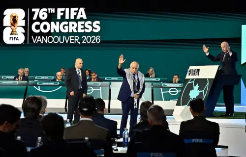 Palestinian FA chief hits out at Israeli federation VP at FIFA Congress