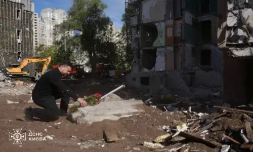 Zelenskiy condemns Russia after strike on Kyiv apartment bloc kills 24