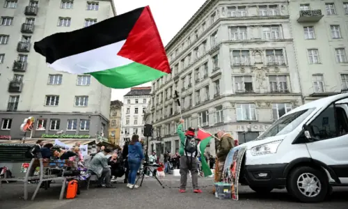 Eurovision Song Contest final takes the stage amid Gaza boycott