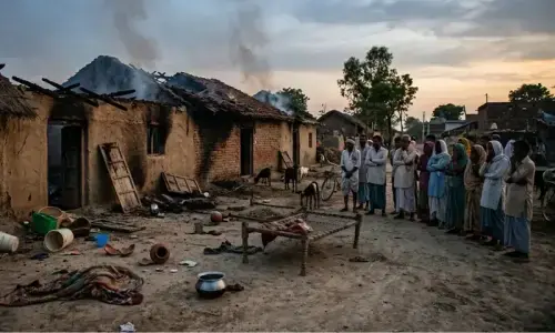 Over 35 homes torched in Jacobabad after couple&rsquo;s love marriage sparks inter-community clash