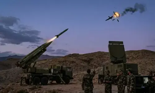 Iran says new defence system shot down &lsquo;hostile drone&rsquo; over Gulf
