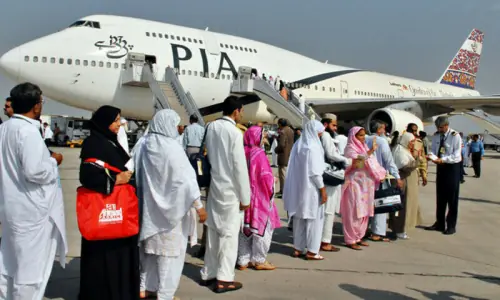 PIA begins post-Hajj flight operation, first batch of pilgrims return home