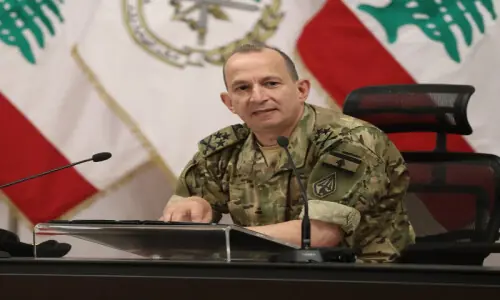 Lebanon army chief visits US-Iran mediator Pakistan: military