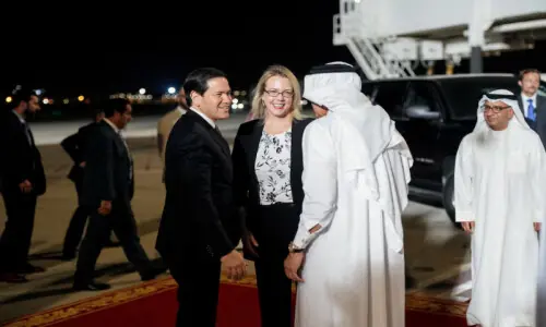 Rubio visits Bahrain seeking Gulf backing for US-Iran deal