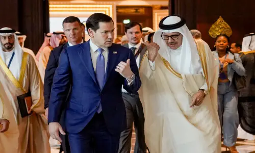 Gulf FMs: Iran's proxies, missiles must be addressed for &lsquo;lasting&rsquo; peace