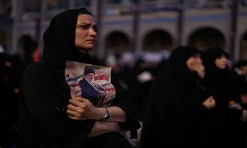 'Death to America' chants echo as Iran mourns Ayatollah Khamenei