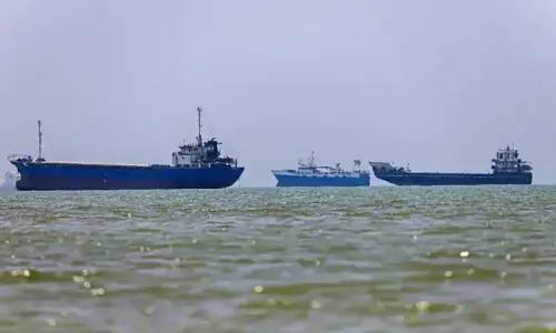 Two gas ships on fire in Egyptian port: ministry